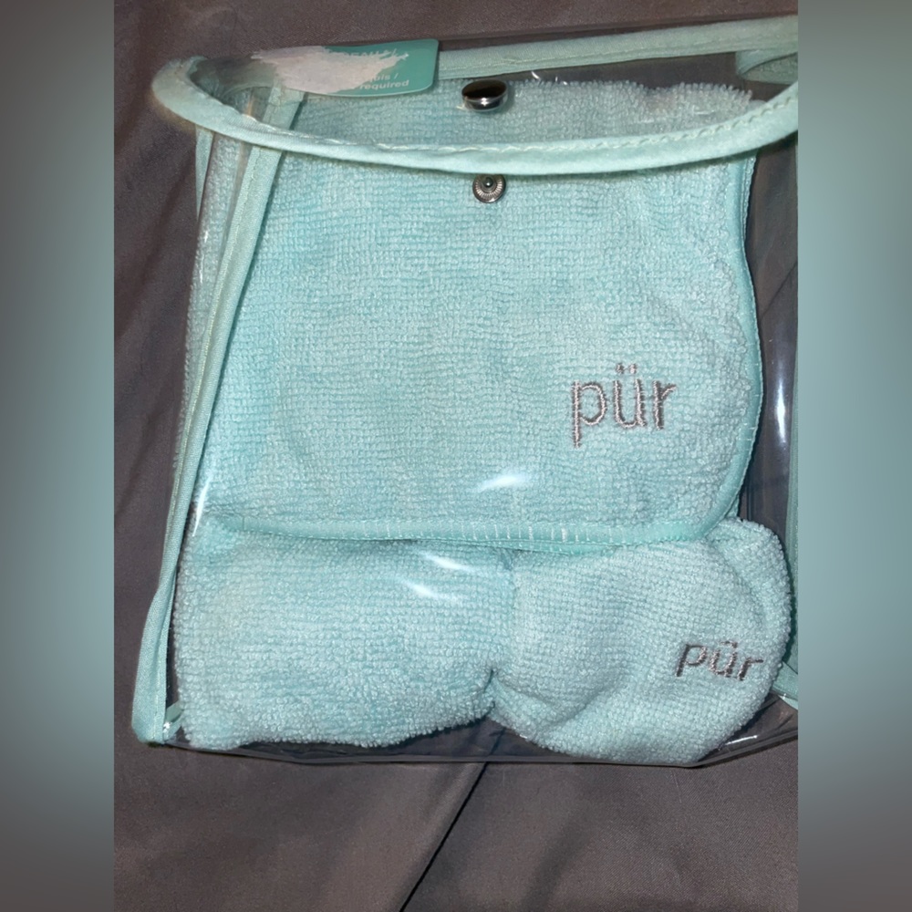 Pur facecloth & washcloth in baggie